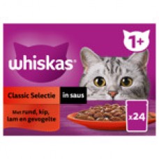 Whiskas MP pouch adult classic in saus 24 x 85 gr
